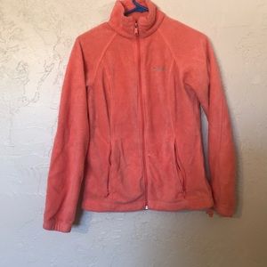 Salmon colored Colombia jacket